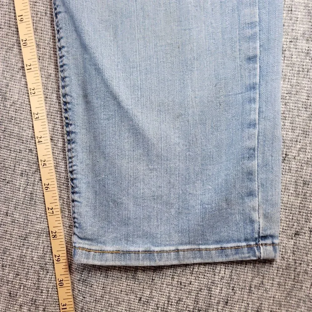 Levi's 541 Athletic Taper Jeans Men's 44x32 Light Wash Distressed Paint Stained